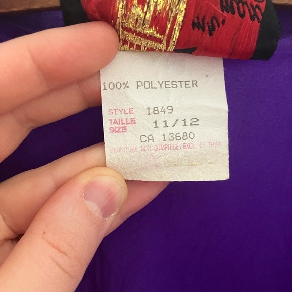 Vintage Purple Button-Up Jumpsuit - Picture 11 of 14